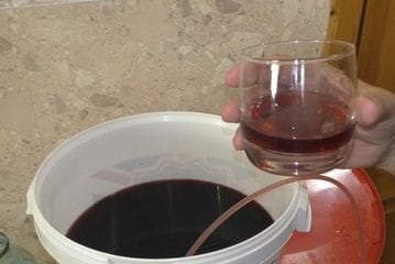 Вино из концентрированного виноградного сока